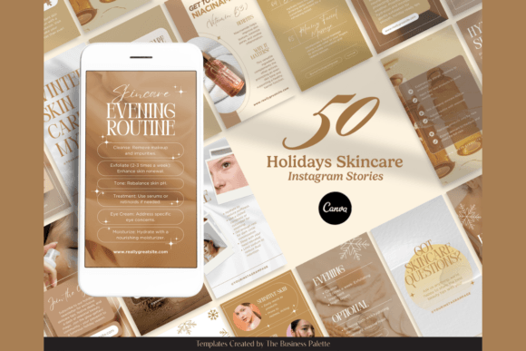 Holidays Skincare Instagram Stories