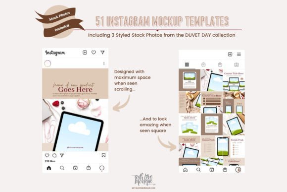 Instagram Post Mockup Canva Templates