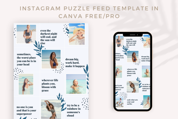 Instagram Puzzle Feed Templates Canva