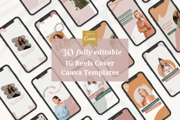 Instagram Reels Cover Canva Templates