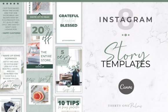 Instagram Stories for Canva | Eucalyptus