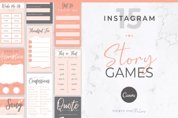 Instagram Story Games for Canva