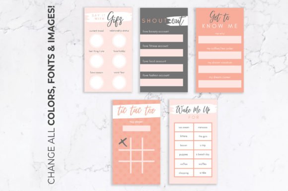 Instagram Story Games for Canva