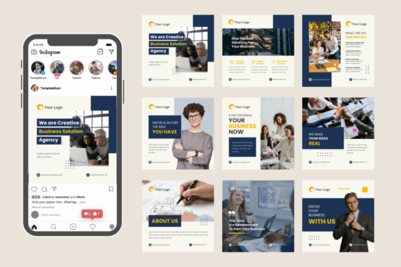 Instagram Templates - Business Solution