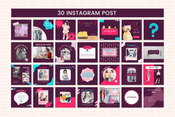Instagram Templates for Fashion Business
