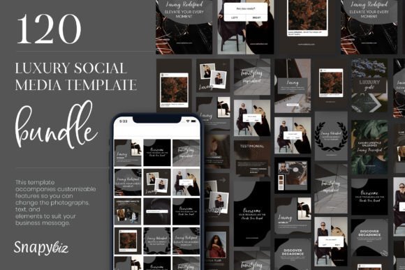 Luxury Social Media Templates Bundle
