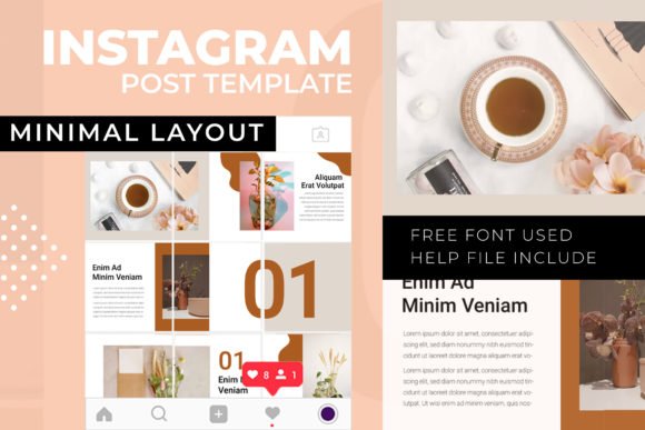 Minimalis Layout | Instagram Post
