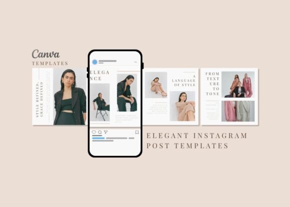 Minimalist Instagram Post Canva Template
