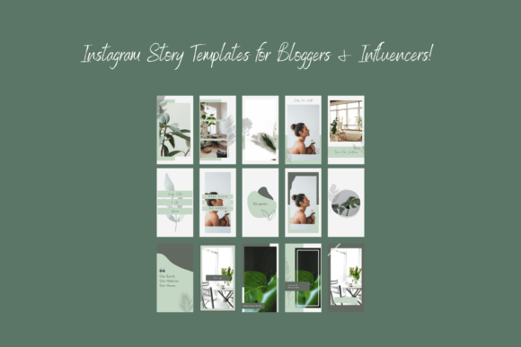 Nature Instagram Templates for Canva