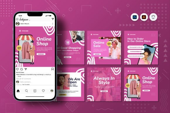 Online Shop Instagram Post