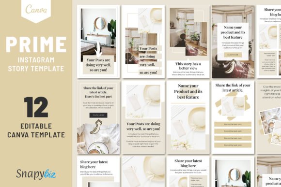 Prime Instagram Story Canva Templates