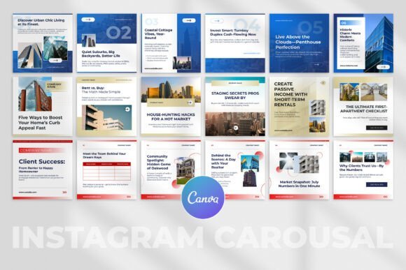 Instagram Post Templates For Real Estate Agents