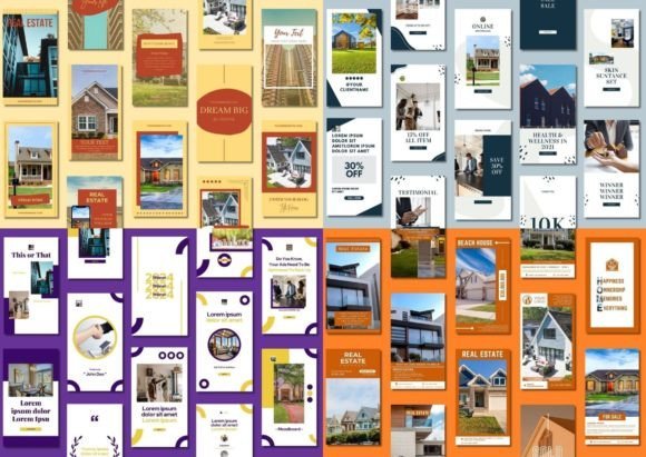 Real Estate Social Media Story Templates