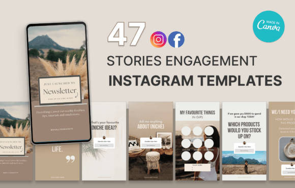 Stories Engagement Instagram Templates