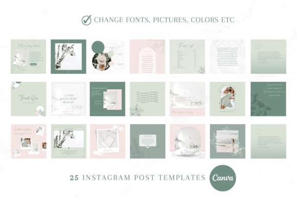Sage Green Instagram Post Template Canva
