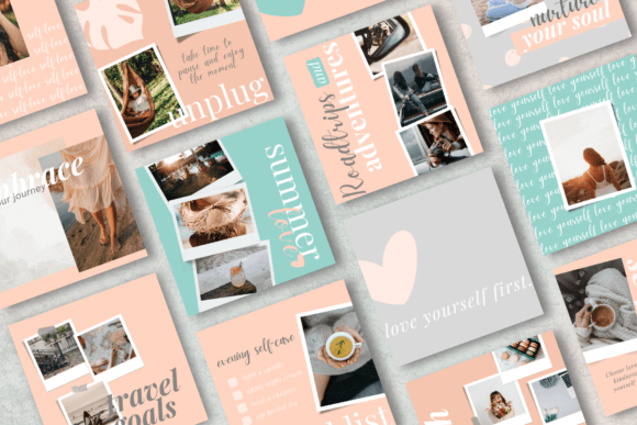 Self-Love Instagram Templates for Bloggers 