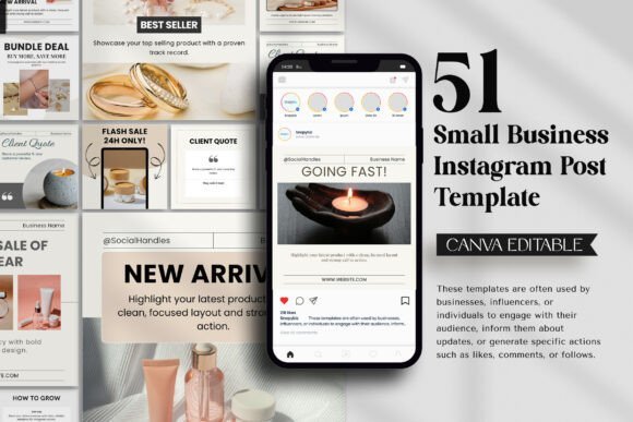 Small Business Canva Instagram Template