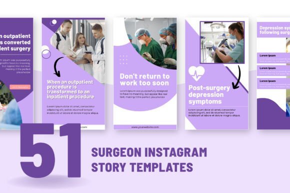 Surgery Instagram Canva Story Templates