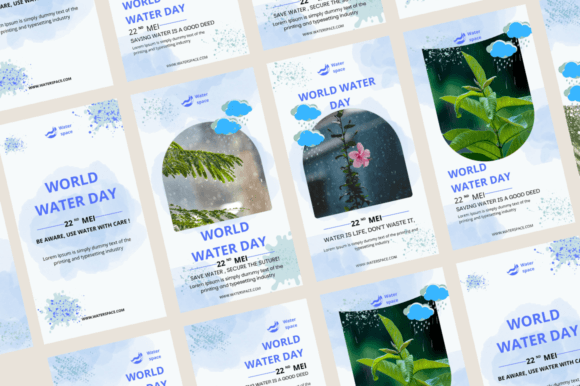 Water Day - Instagram Canva Template
