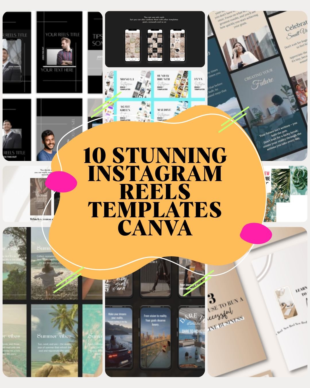 10 Stunning Instagram Reels Templates Canva