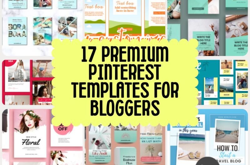 A Designer's Curated Edit: 17 Premium Pinterest Templates For Bloggers