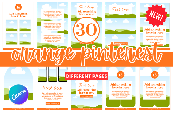 30 Orange Pinterest Pin