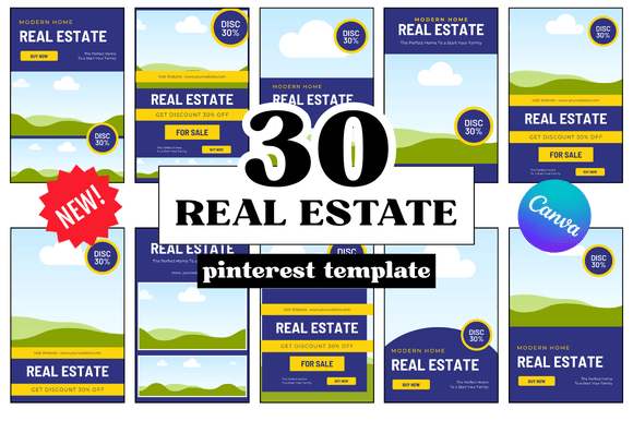 30 Real Estate Pinterest Pin