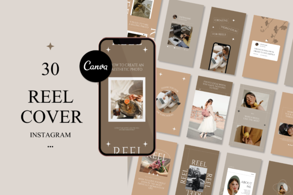 Instagram Reel Cover Templates Canva