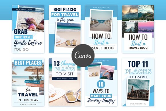 Road Trip Travel Pinterest Template