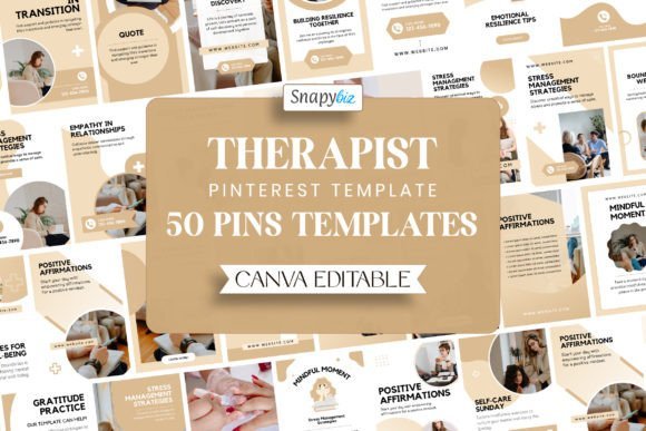 Therapist Pinterest Templates
