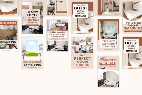 Vintage X Fall Canva Pinterest Template